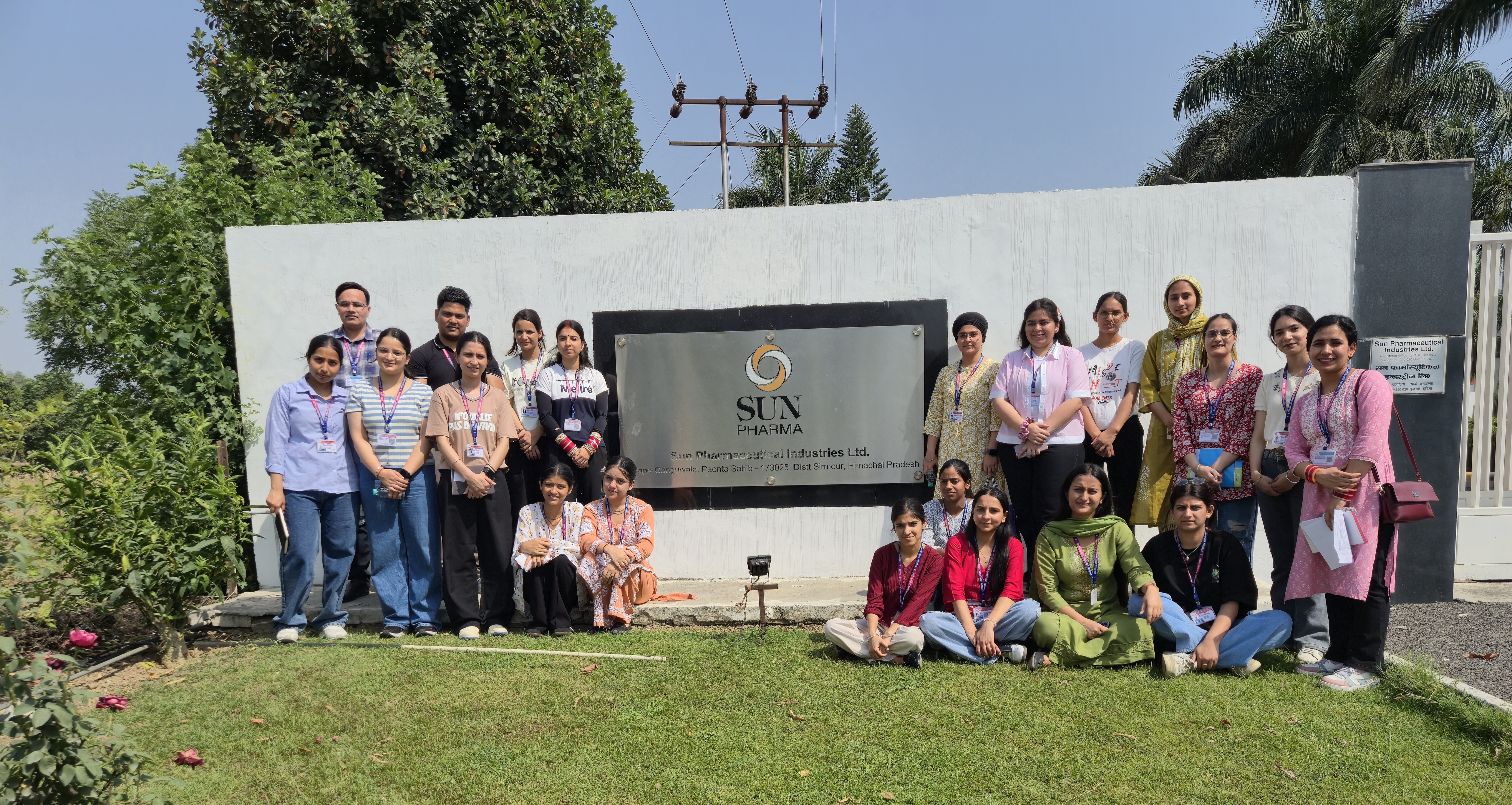 Sun Pharma Industrial Visit
