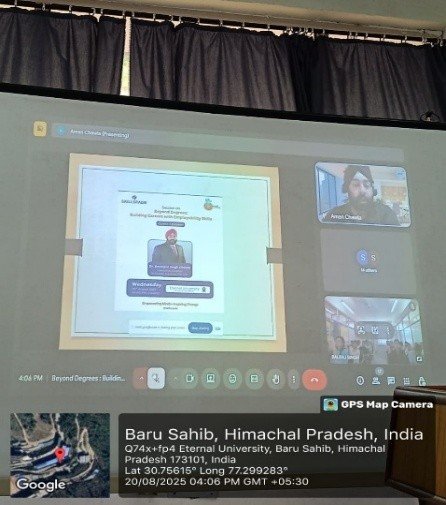 Webinar on “Beyond Degrees – Building Career with Employability Skills”