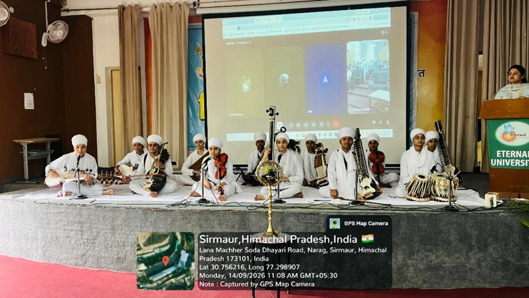 Soulful Shabad Kirtan on Hindi Diwas - Eternal University Event